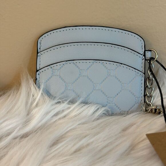 NWT Steve Madden Card Case Wallet - Light Blue - Picture 6 of 7